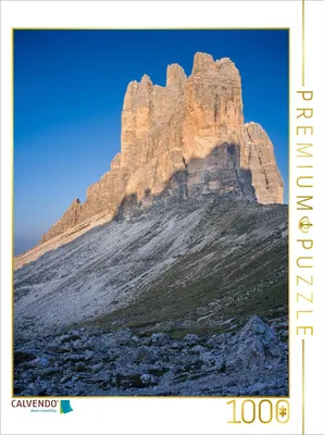 Produktbild von CALVENDO Puzzle Drei Zinnen Ostseite beim Sonnenaufgang | 1000 Teile Lege-Größe 64x48cm Foto-Puzzle für glückliche Stunden