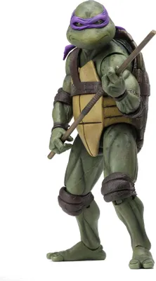 Produktbild von NECA TMNT Donatello 7” Actionfigur Movie 1990 Teenage Mutant Ninja Turtles