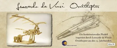 Zdjęcie produktu dla Bausatz Leonardo Da Vinci Ornithopter