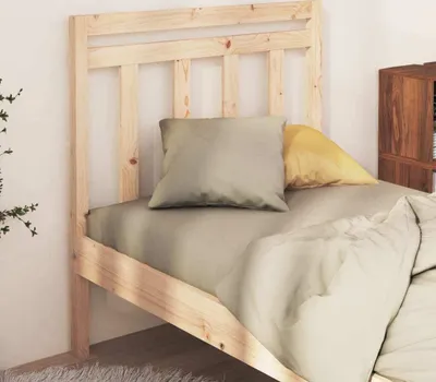 Image de vidaXL Tête de lit 95x4x100 cm pin massif - Tête de lit - Têtes de lit - Tête de lit en bois