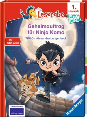 Image de Ravensburger Buch Erstlesetitel Leserabe 1. Lesestufe Kurz leicht Geheimauftrag für Ninja Komo 46313