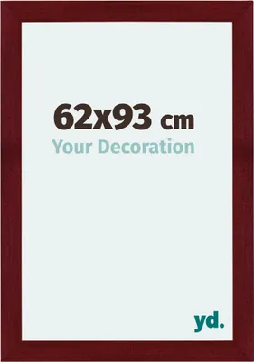 Produktbild von Bilderrahmen, 62x93 cm, Weinrot Gewischt, MDF, Mura