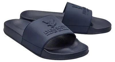 Produktbild von Lyle & Scott 1874 Herren-Slipper. Lyle & Scott 1874 Adelaide 500 in Marineblau
