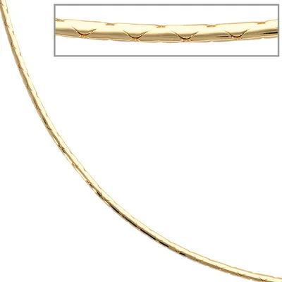 Produktbild von JOBO Halskette Kette 585 Gold Gelbgold 42 cm Karabiner