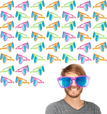 Produktbild von relaxdays 48 x Riesenbrille