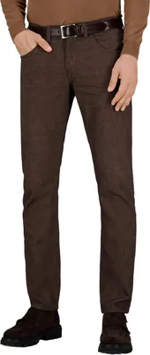 Produktbild von cel Gardeur Hose Baumwolle braun einfarbig normale Passform