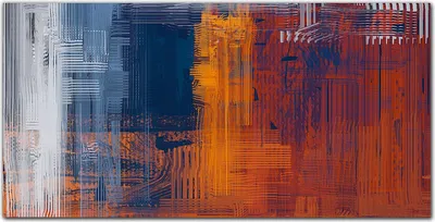 Produktbild von Coloray Bild aus Acryl 140 cm x 70 cm - Wanddekoration Wohnzimmer Bild auf Acrylglas Gehärtetes Acryl Dekoration Küche - Geometrische Muster