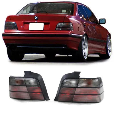 Produktbild von Rückleuchten Schwarz Smoke Paar für BMW 3er E36 Limousine 90-98