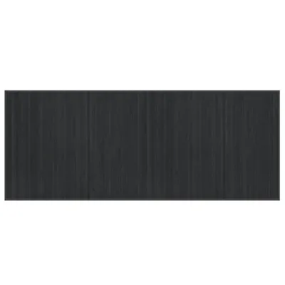 Produktbild von Teppich Rechteckig Grau 80x200 cm Bambus