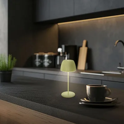Produktbild von LED Tischlampe Akku LED Tischleuchte Dimmbar Kabellos Touch Aussen/Innen