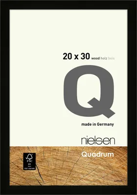 Produktbild von nielsen Holz Bilderrahmen Quadrum, 20x30 cm, Schwarz