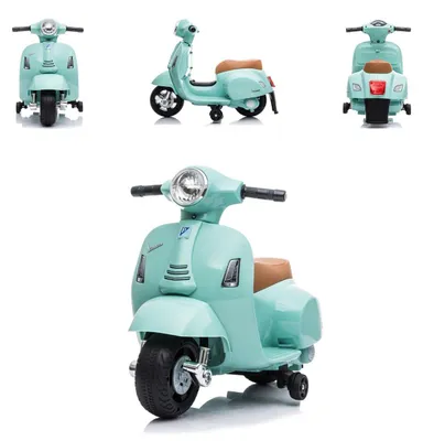 Produktbild von Chipolino Kindermotorrad Mini Vespa, Elektrofahrzeug, Stützräder, 30 W, 2,5 km/h