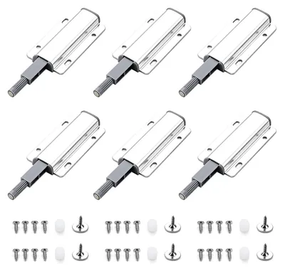 6er Set Schranktürmagnete mit Push-to-Open und Dämpfer