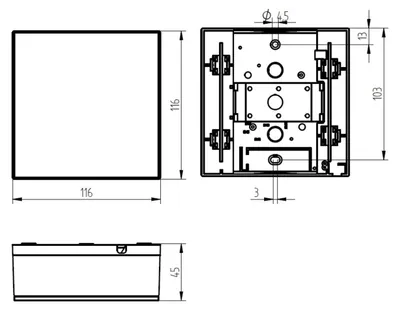 Immagine prodotto di Grothe 44476 Gong 80 dBA Weiß (44476)