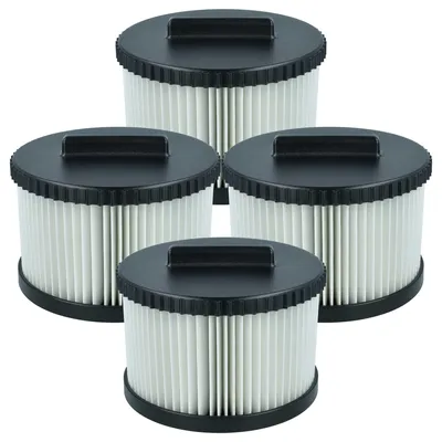 Produktbild von vhbw 4 Staubsaugerfilter Ersatz für Dewalt DWV9330 für Staubsauger - HEPA-Filter Schwarz Weiß