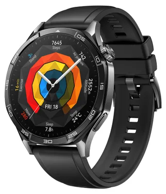 Produktbild von HUAWEI Watch GT 5 Smartwatch, GPS Fitnessuhr, 46 mm, Schwarz