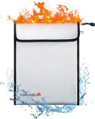 Produktbild von Famanu Dokumententasche feuerfest und wasserdicht - 38 x 28 cm