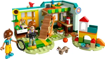 Produktbild von LEGO Friends Autumns Zimmer, Bau- und Spielset für kreative Rollenspiele, Set für Mädchen ab 6 Jahren mit 2 Minifiguren und einer Frettchen Tierfigur, Lernspielzeug 42646