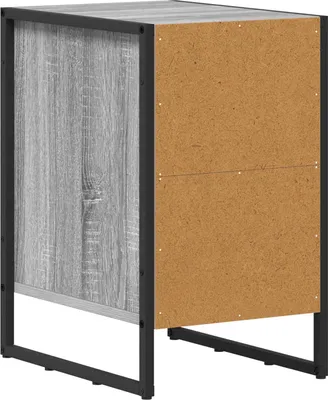 Obrázok produktu pre Nočný stolík Sivý Sonoma 39.5 x 30 x 50 cm Kompozitné drevo