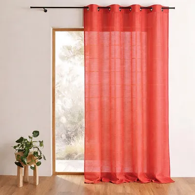 Produktbild von Organza-Vorhang mit horizontalen Streifen