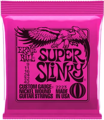 Image de Ernie Ball Super Slinky Electrique 6 pièce(s) Acier Banjo