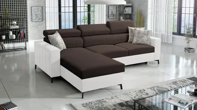 Produktbild von Ecksofa Beth I Mini mit Schlaffunktion und Stauraum für Bettzeug für das Moderne Wohnzimmer
