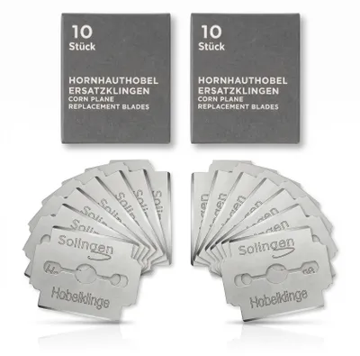 Produktbild von PARSA Beauty Pedi ID Hornhauthobel Ersatzklingen 20er Set