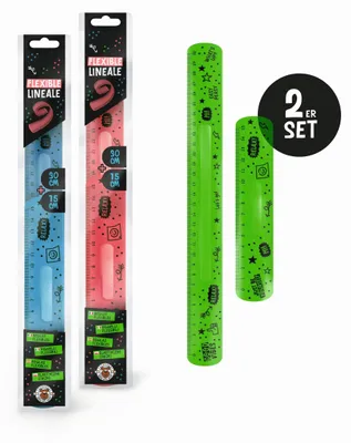 Zdjęcie produktu dla Zestaw Linijek 15cm/30cm mix kolorów