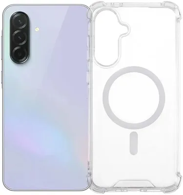 Image de Étui MagSafe pour Samsung Galaxy A36 - Coque arrière Phonesta Shockproof - Transparent
