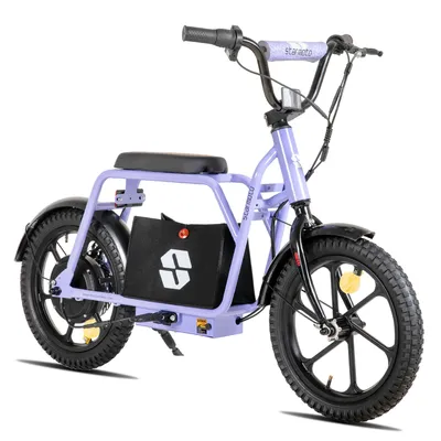 Produktbild von Hiland 16-Zoll-Elektrofahrrad für Kinder, 250W 5,2Ah Akku, Mini-Lasten-E-Bike mit einer Gangschaltung für Jugendliche, mechanische Scheibenbremsen
