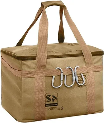 Zdjęcie produktu dla Organizer do biwakowania - pojemnik do przechowywania podczas podróży - pojemnik do przechowywania na zewnątrz - składana konstrukcja - 42 litry - kolor khaki