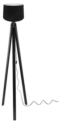 Immagine prodotto di Lampada da terra treppiede nero con paralume nero DECONE3566