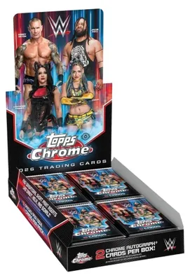 Produktbild von 2026 Topps Chrome WWE Hobby Box Englisch