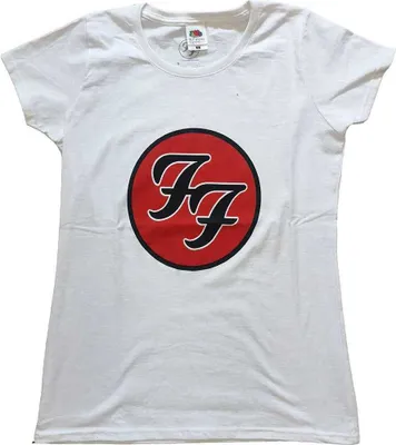 Produktbild von Foo Fighters - FF Logo Damen X-Small T-Shirt - Weiß