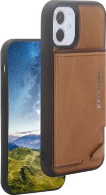 Immagine prodotto di Custodia Pierre Cardin per iPhone 12 - 12 Pro - Marrone
