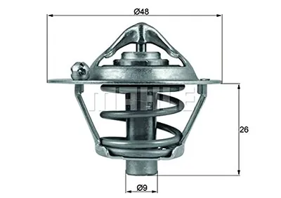 Produktbild von Mahle Thermostat für Ford Mazda Volvo