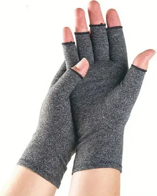 Produktbild von SI-30554 fingerlose Kompressionshandschuhe - Grau/S KP30554