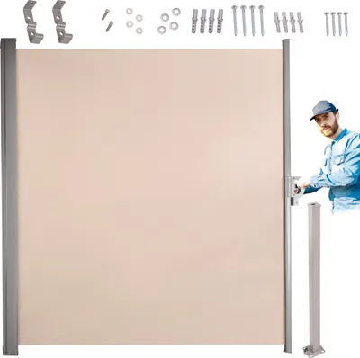 Immagine prodotto di Creative Corner Tenda laterale per terrazza LUARO 180 x 400 cm beige