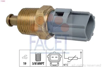 Produktbild von FACET 7.3363 Öltemperatursensor für FORD Fiesta Mk5 Schrägheck (JH1, JD1, JH3, JD3) Focus II Schrägheck (DA, HCP, DP) Focus II Kombi (DA, FFS, DS)