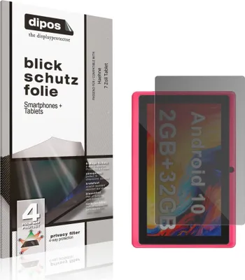 Produktbild von Blickschutzfolie für Haehne 7 Zoll Tablet matt Schutzfolie Folie Display Schutz dipos