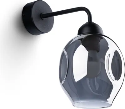 Produktbild von Wandleuchte FILLAN 1 schwarz 1xE27 15W Stahl 29x15x25cm Sollux Lighting