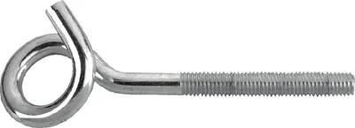 Produktbild von Connex Ringhaken, M10 Gewinde, 140 mm Länge, aus verzinktem Stahl, gewunden