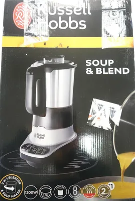 Zdjęcie produktu dla Mikser stojący RUSSELL HOBBS 8Progr. dzbanek ze stali nierdzewnej z pokrywką IceCr. edst-sw 21480-56 SOUP & BLEND