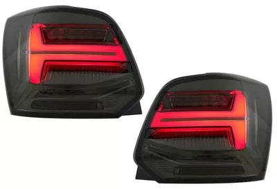 Imagen del producto de Luces traseras LED para VW Polo 6R 6C, modelos 61, de 2011 a 2017, con efecto dinámico de giro y diseño similar al Volkswagen Vento.