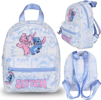 Produktbild von Disney Stitch Women's tie dye Rucksack, kleiner Cityrucksack 20x26x8 cm