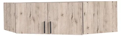 Produktbild von raumhirsch SCHRANKAUFSATZ Eiche Wellington, Graphit 117/40/117