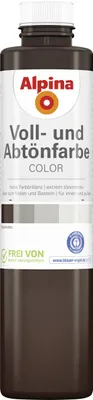 Produktbild von Alpina Color Abtönfarbe choco brown seidenmatt 750 ml
