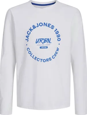 Zdjęcie produktu dla Jack & Jones Simon koszulka z długim rękawem biały 8 lat chłopiec biały 8 lat