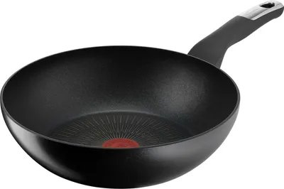 Zdjęcie produktu dla Lagostina Unlimited, Okrągły, Wok/Patelnia do mieszania, Czarny, Tytan, Aluminium, Thermo-Spot