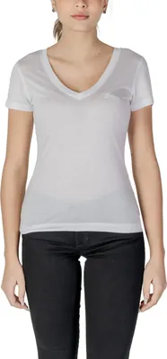 Produktbild von Guess Damen V-Ausschnitt T-Shirt : Größe - XS Größe: XS